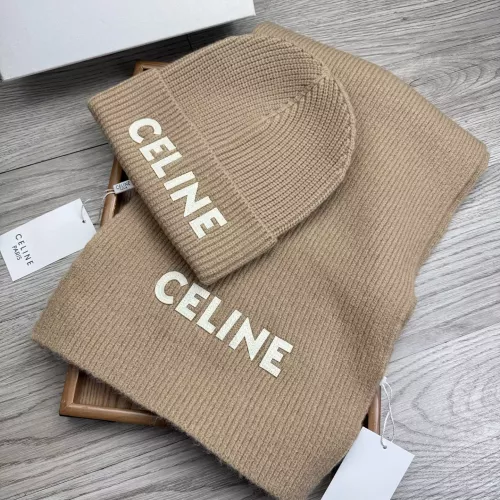 Wholesale Celine Hat and Scarf Set #1372146 $52.00 USD, Wholesale Quality Replica Celine Hat and Scarf and Glove Set