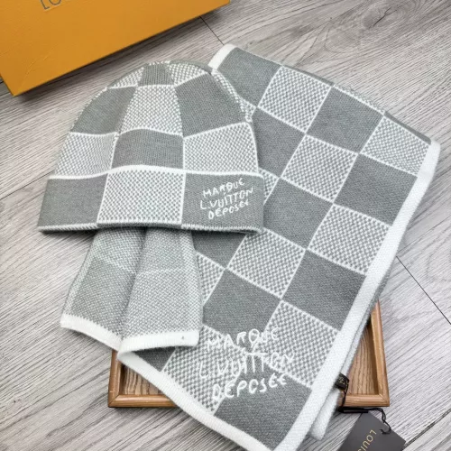 Wholesale Louis Vuitton LV Hat and Scarf Set #1372157 $52.00 USD, Wholesale Quality Replica Louis Vuitton LV Hat and Scarf and Glove Set