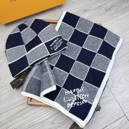 Wholesale Louis Vuitton LV Hat and Scarf Set #1372158 $52.00 USD, Wholesale Quality Replica Louis Vuitton LV Hat and Scarf and Glove Set