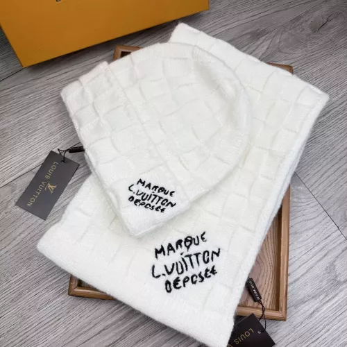Wholesale Louis Vuitton LV Hat and Scarf Set #1372165 $52.00 USD, Wholesale Quality Replica Louis Vuitton LV Hat and Scarf and Glove Set