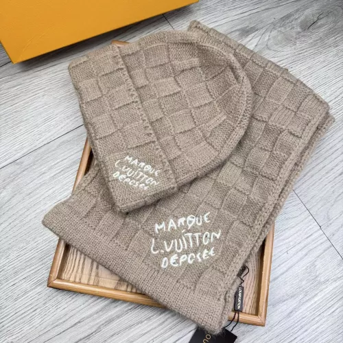 Wholesale Louis Vuitton LV Hat and Scarf Set #1372166 $52.00 USD, Wholesale Quality Replica Louis Vuitton LV Hat and Scarf and Glove Set
