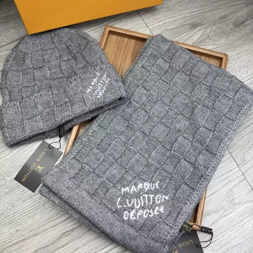 Wholesale Louis Vuitton LV Hat and Scarf Set #1372167 $52.00 USD, Wholesale Quality Replica Louis Vuitton LV Hat and Scarf and Glove Set