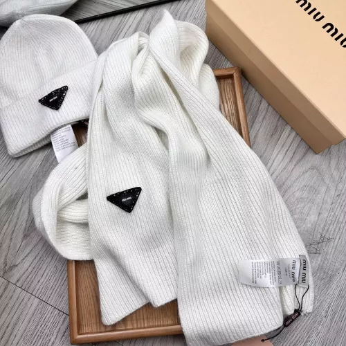 Replica MIU MIU Hat and Scarf Set #1372201 $52.00 USD for Wholesale