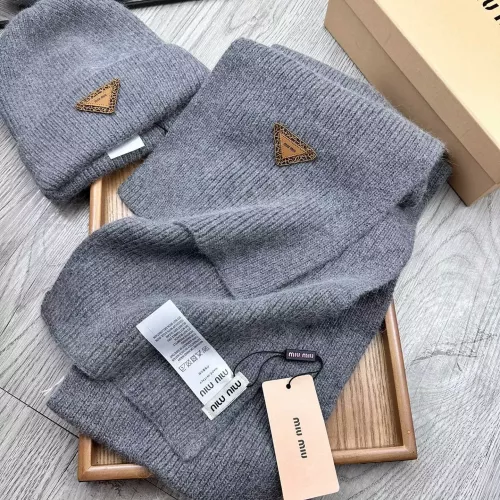 Replica MIU MIU Hat and Scarf Set #1372203 $52.00 USD for Wholesale