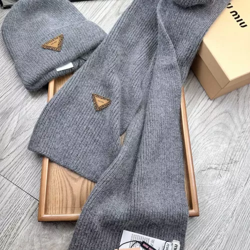 Replica MIU MIU Hat and Scarf Set #1372203 $52.00 USD for Wholesale