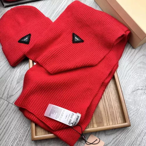 Replica MIU MIU Hat and Scarf Set #1372204 $52.00 USD for Wholesale