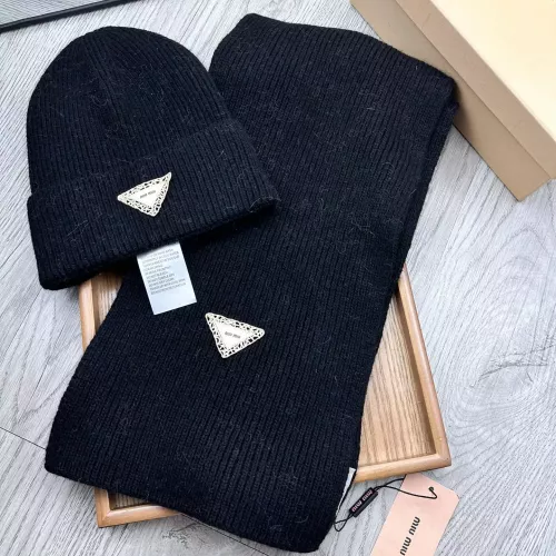 Wholesale MIU MIU Hat and Scarf Set #1372205 $52.00 USD, Wholesale Quality Replica MIU MIU Hat and Scarf and Glove Set