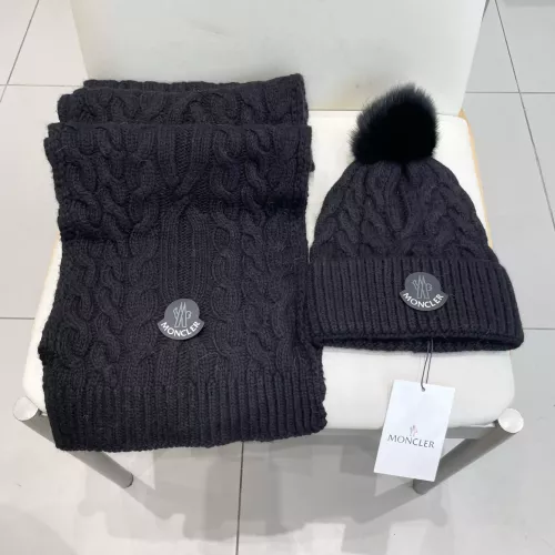 Wholesale Moncler Hat and Scarf Set #1372264 $68.00 USD, Wholesale Quality Replica Moncler Hat and Scarf and Glove Set