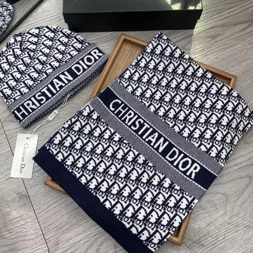 Wholesale Christian Dior Hat and Scarf Set #1372485 $48.00 USD, Wholesale Quality Replica Christian Dior Hat and Scarf and Glove Set