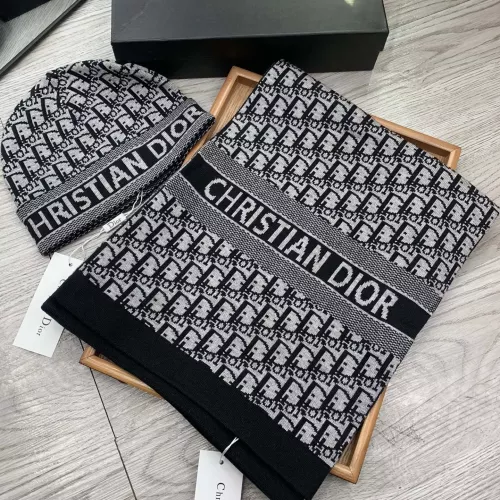 Wholesale Christian Dior Hat and Scarf Set #1372486 $48.00 USD, Wholesale Quality Replica Christian Dior Hat and Scarf and Glove Set