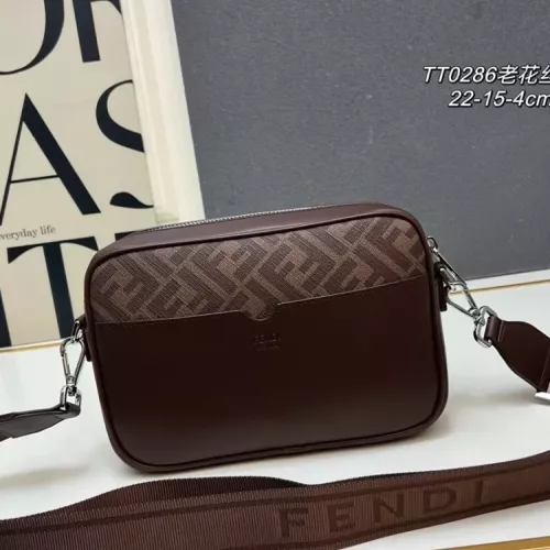 Replica Fendi AAA Man Messenger Bags #1372529 $92.00 USD for Wholesale