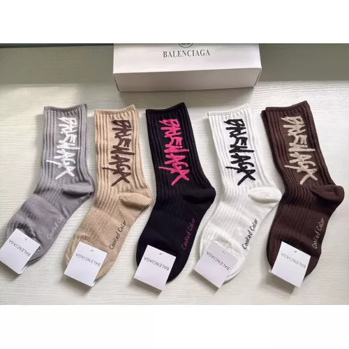 Wholesale Balenciaga Socks For Women #1372590 $29.00 USD, Wholesale Quality Replica Balenciaga Socks