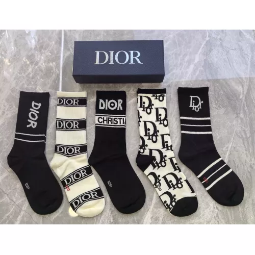 Wholesale Christian Dior Socks For Women #1372591 $29.00 USD, Wholesale Quality Replica Christian Dior Socks