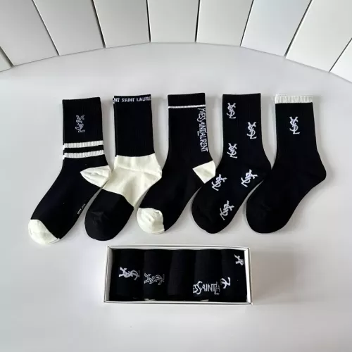 Wholesale Yves Saint Laurent YSL Socks #1372592 $29.00 USD, Wholesale Quality Replica Yves Saint Laurent YSL Socks