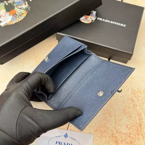 Replica Prada Wallets In Navy For Men #1372657 $34.00 USD for Wholesale