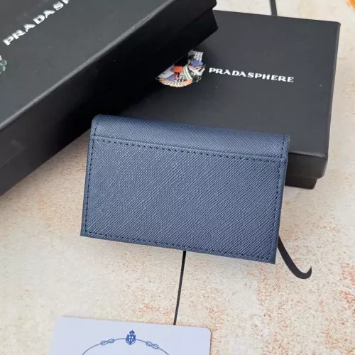 Replica Prada Wallets In Navy For Men #1372661 $34.00 USD for Wholesale