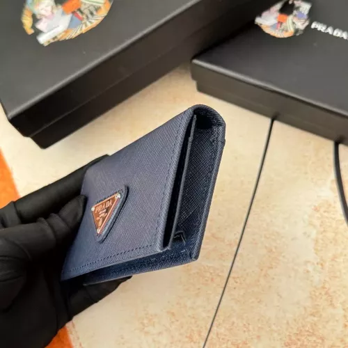 Replica Prada Wallets In Navy For Men #1372661 $34.00 USD for Wholesale