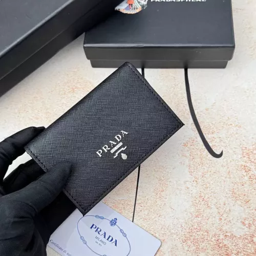 Wholesale Prada Wallets In Black For Men #1372683 $34.00 USD, Wholesale Quality Replica Prada Wallets
