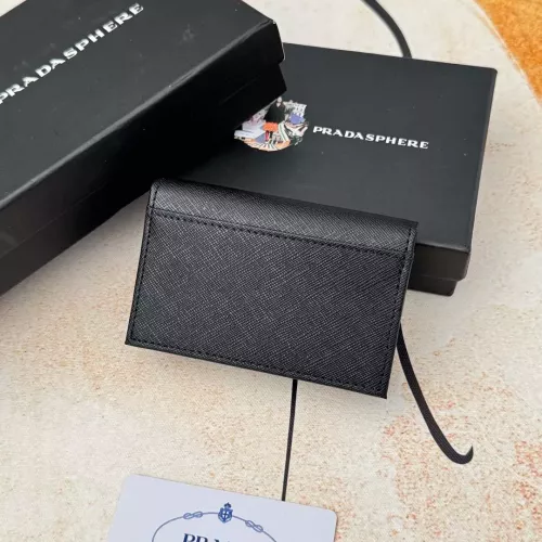 Replica Prada Wallets In Black For Men #1372683 $34.00 USD for Wholesale