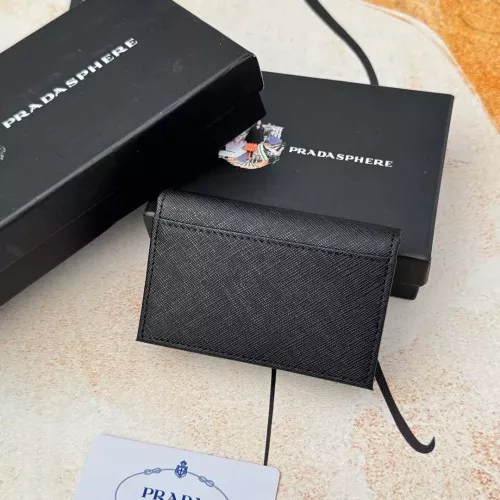 Replica Prada Wallets In Black For Men #1372685 $34.00 USD for Wholesale