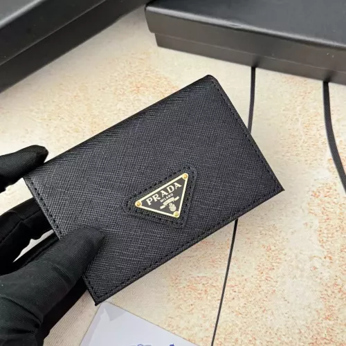 Wholesale Prada Wallets In Black For Men #1372687 $34.00 USD, Wholesale Quality Replica Prada Wallets