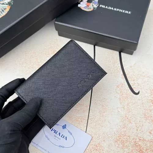 Wholesale Prada Wallets In Black For Men #1372688 $34.00 USD, Wholesale Quality Replica Prada Wallets
