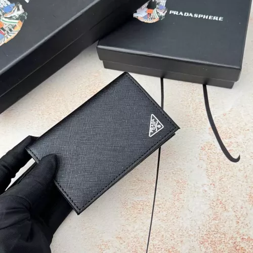 Wholesale Prada Wallets In Black For Men #1372689 $34.00 USD, Wholesale Quality Replica Prada Wallets
