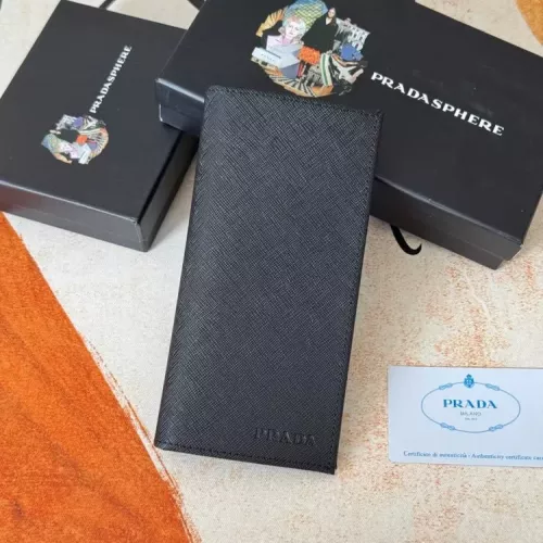 Wholesale Prada Wallets In Black For Men #1372701 $40.00 USD, Wholesale Quality Replica Prada Wallets