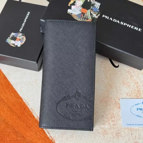 Wholesale Prada Wallets In Black For Men #1372703 $40.00 USD, Wholesale Quality Replica Prada Wallets