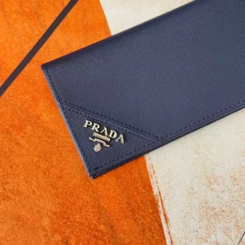 Replica Prada Wallets In Navy For Men #1372707 $40.00 USD for Wholesale