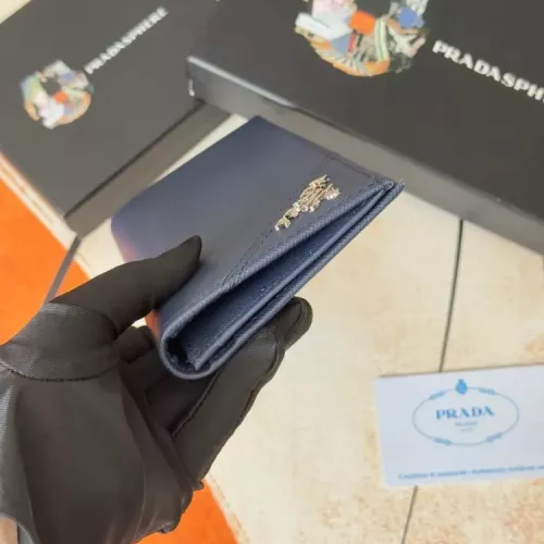 Replica Prada Wallets In Navy For Men #1372707 $40.00 USD for Wholesale