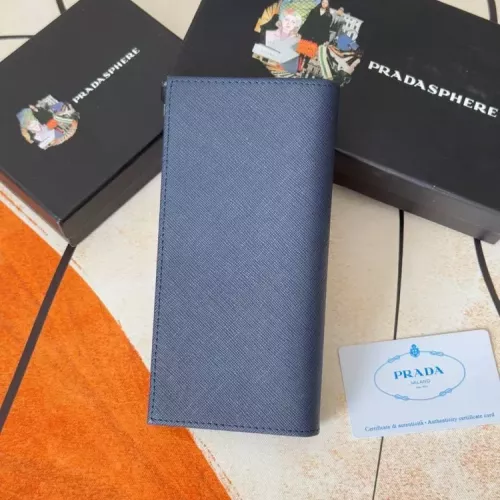 Replica Prada Wallets In Navy For Men #1372708 $40.00 USD for Wholesale
