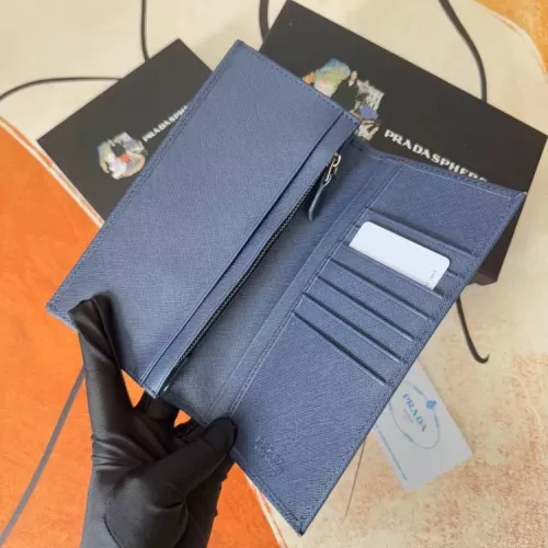 Replica Prada Wallets In Navy For Men #1372709 $40.00 USD for Wholesale