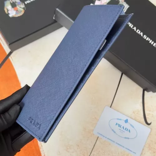 Replica Prada Wallets In Navy For Men #1372710 $40.00 USD for Wholesale
