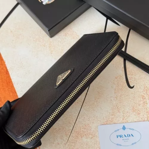 Replica Prada Wallets For Men #1372726 $45.00 USD for Wholesale