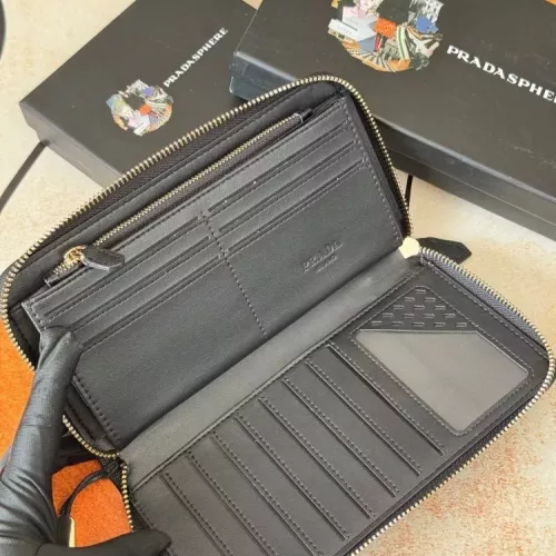 Replica Prada Wallets For Men #1372726 $45.00 USD for Wholesale