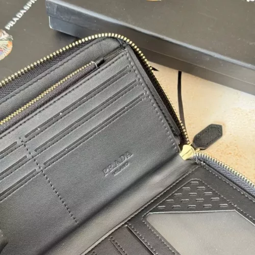 Replica Prada Wallets For Men #1372726 $45.00 USD for Wholesale