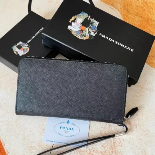 Replica Prada Wallets For Men #1372727 $45.00 USD for Wholesale
