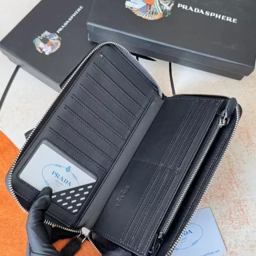 Replica Prada Wallets For Men #1372727 $45.00 USD for Wholesale