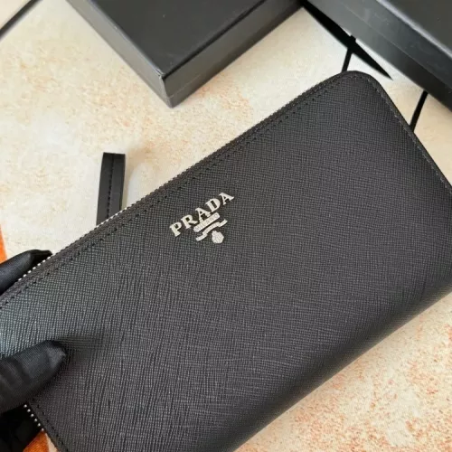 Replica Prada Wallets For Men #1372729 $45.00 USD for Wholesale