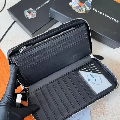 Replica Prada Wallets For Men #1372729 $45.00 USD for Wholesale