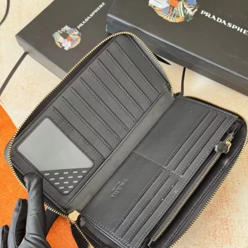 Replica Prada Wallets For Men #1372730 $45.00 USD for Wholesale
