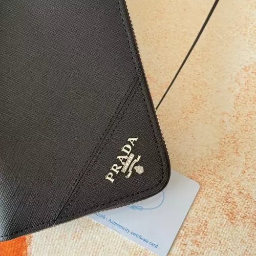 Replica Prada Wallets For Men #1372731 $45.00 USD for Wholesale