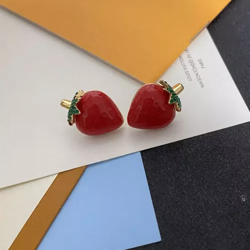 Wholesale Louis Vuitton Earrings For Women #1372768 $34.00 USD, Wholesale Quality Replica Louis Vuitton Earrings