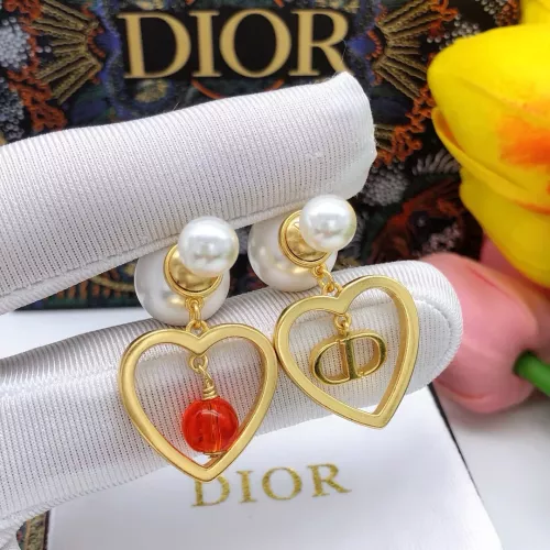 Replica Christian Dior Earrings For Women #1372770 $27.00 USD for Wholesale
