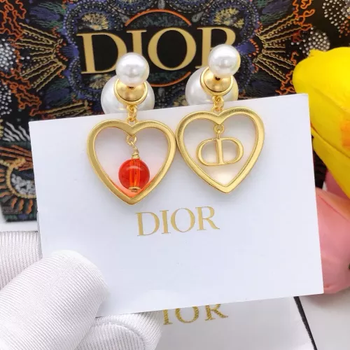 Replica Christian Dior Earrings For Women #1372770 $27.00 USD for Wholesale