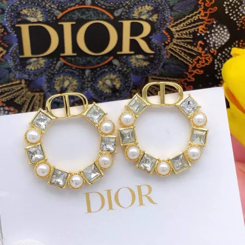 Wholesale Christian Dior Earrings For Women #1372775 $29.00 USD, Wholesale Quality Replica Christian Dior Earrings