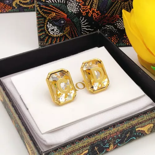 Replica Christian Dior Earrings For Women #1372784 $27.00 USD for Wholesale