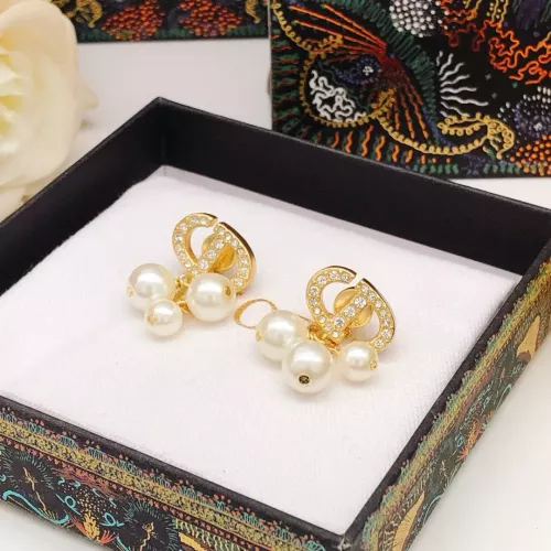 Replica Christian Dior Earrings For Women #1372787 $27.00 USD for Wholesale