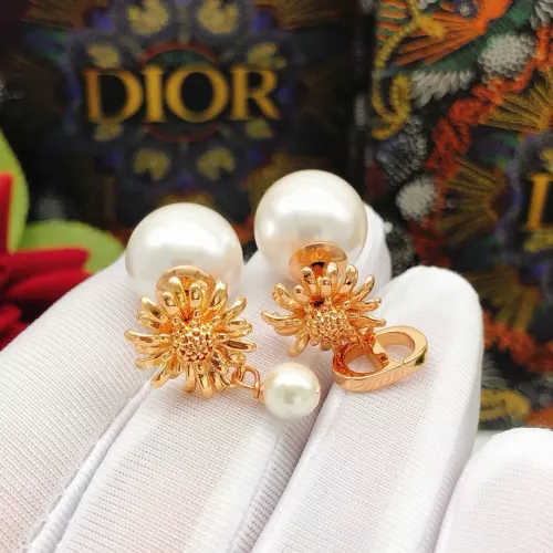 Replica Christian Dior Earrings For Women #1372788 $27.00 USD for Wholesale